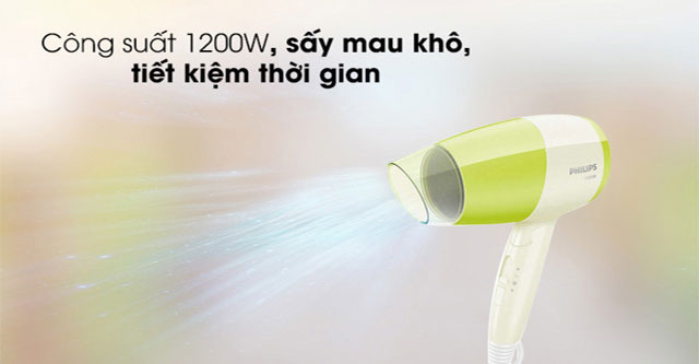 Máy sấy tóc Philips BHC015/10 dễ sử dụng