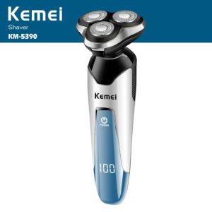 Máy cạo râu 3 lưỡi Kemei KM5390 đa năng