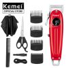 Tông đơ cắt tóc chuyên nghiệp KEMEI KM-1955 bản đỏ
