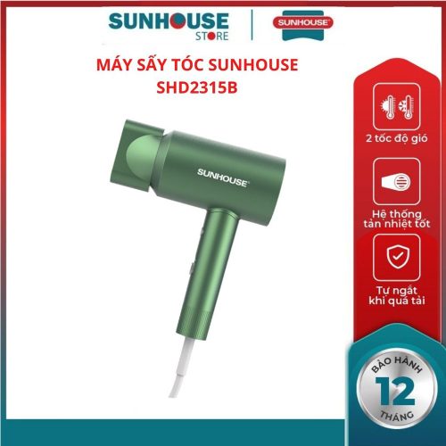 Máy sấy tóc 2000W Sunhouse SHD2315B – Chất lượng, mua ngay!